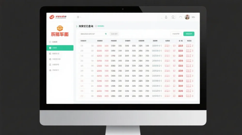 历史开奖记录查询界面